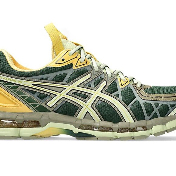 ASICS GEL KAYANO 20 Kiko Kostadinov Hunter Jade Green Marigold Womens 7.5 US - Picture 7 of 9